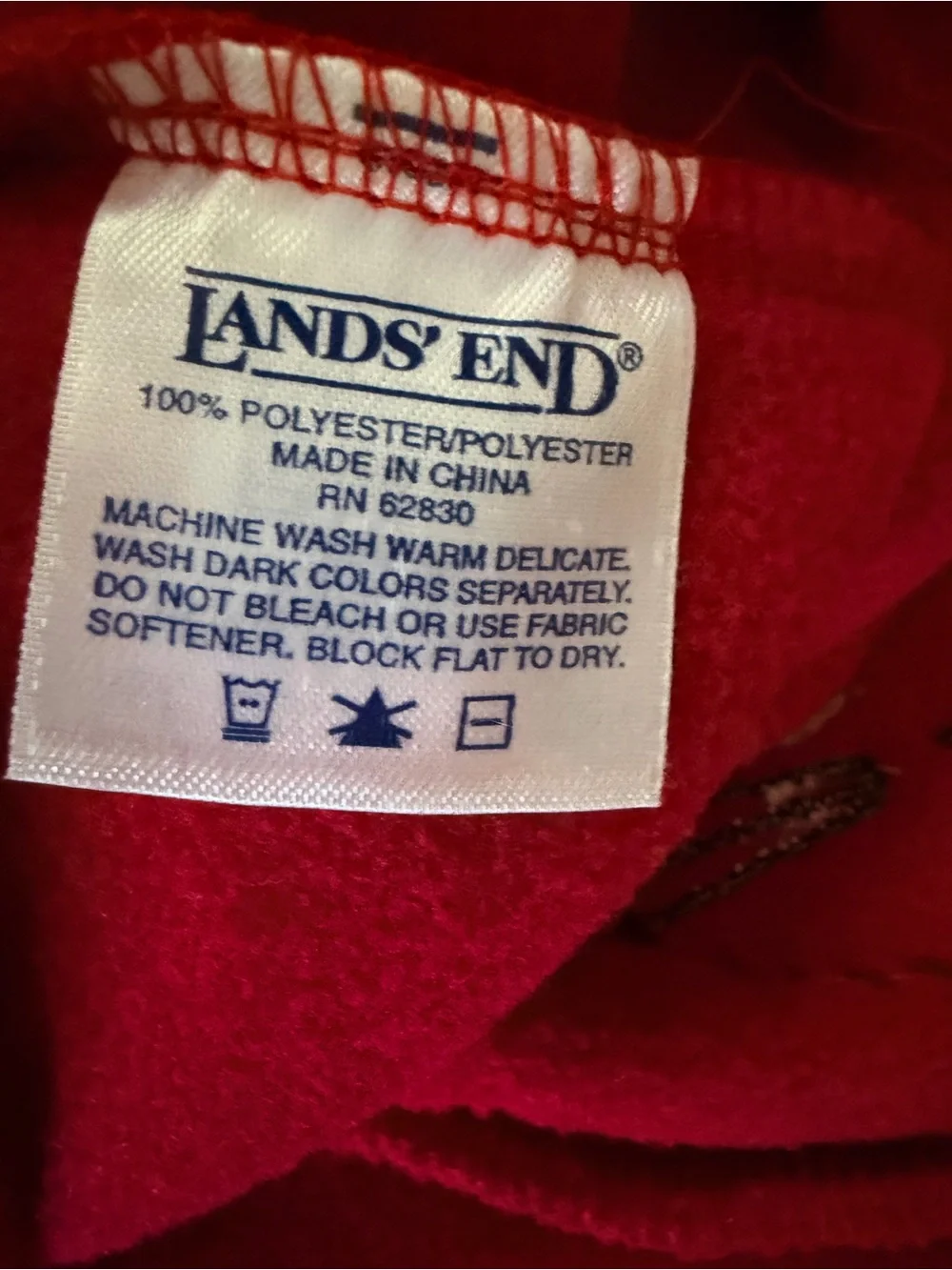Lands End cozy fleece
